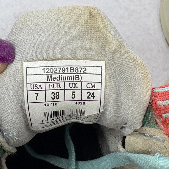 Brooks Levitate 2 Women's Sz 7 Coral/Aqua Running Sneakers Active Performance - Picture 5 of 6